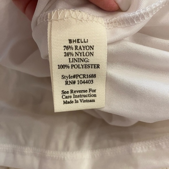 Anthropologie Women’s Blu Pepper Maxi Peasant Sleeveless Ruffles Cream NEW 1XL - Picture 8 of 16